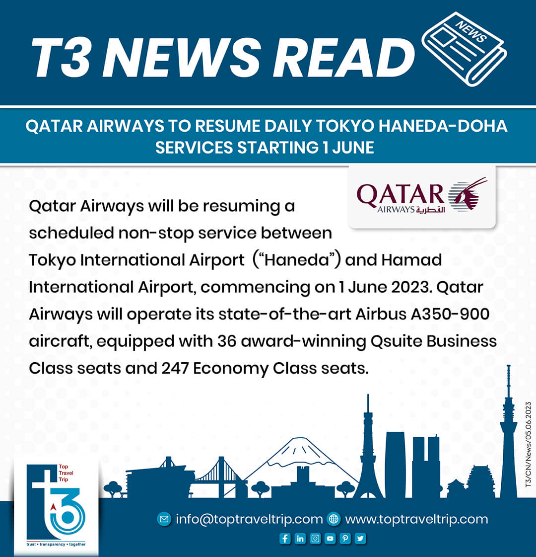 T3 News Qatar Airways to.jpg
